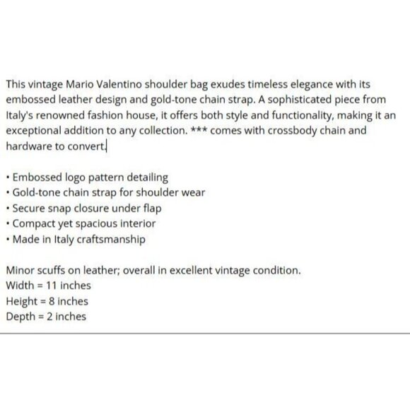 Mario Valentino Clutch Vintage Black Coated Leather Italy w/Hardware Convert - Picture 2 of 12